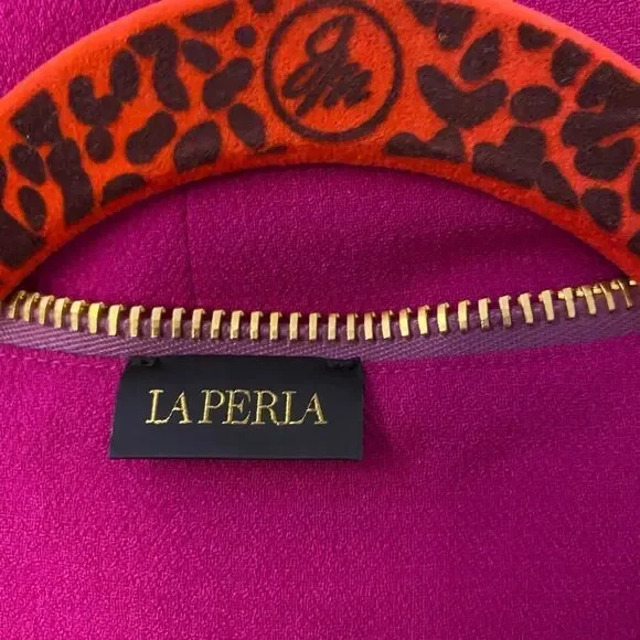 La Perla absolutely stunning fuchsia color mini dress, size 0
